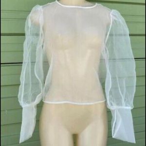 Zara off white Organza brand new with tag for Women